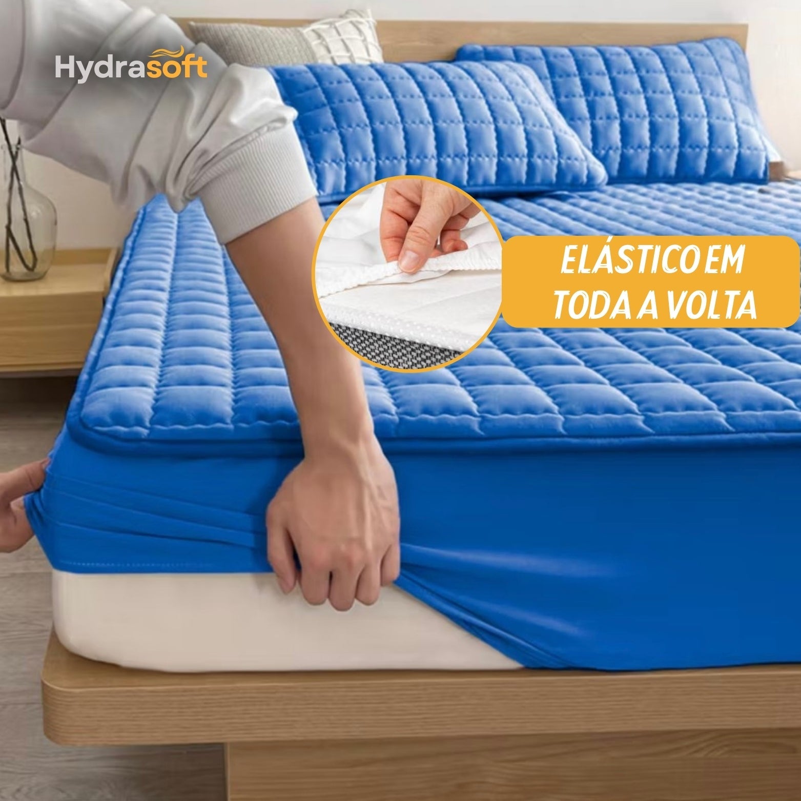Hydra Soft™ Jogo de Cama Impermeável Premium – Capa + 2 Fronhas