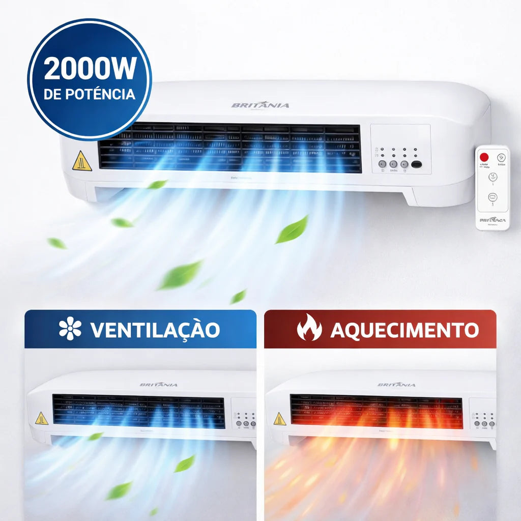 Ar Condicionado Portátil 2 em 1