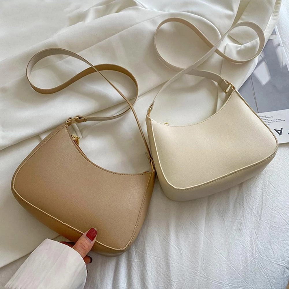 Bolsa Feminina Retrô De Couro
